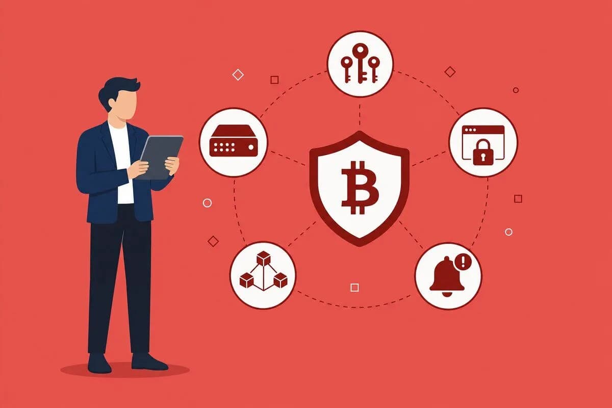 Grovex Btc Security Architecture Protecting Exc — overview illustration