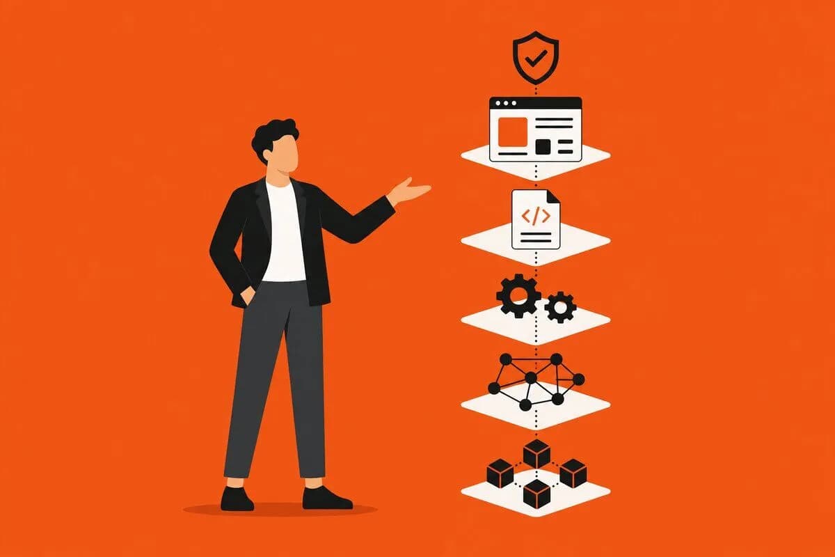 Web3 Infrastructure Layers Explained Protocol Application — overview illustration