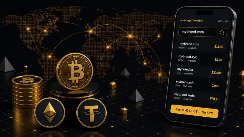 Buy Domain with Crypto