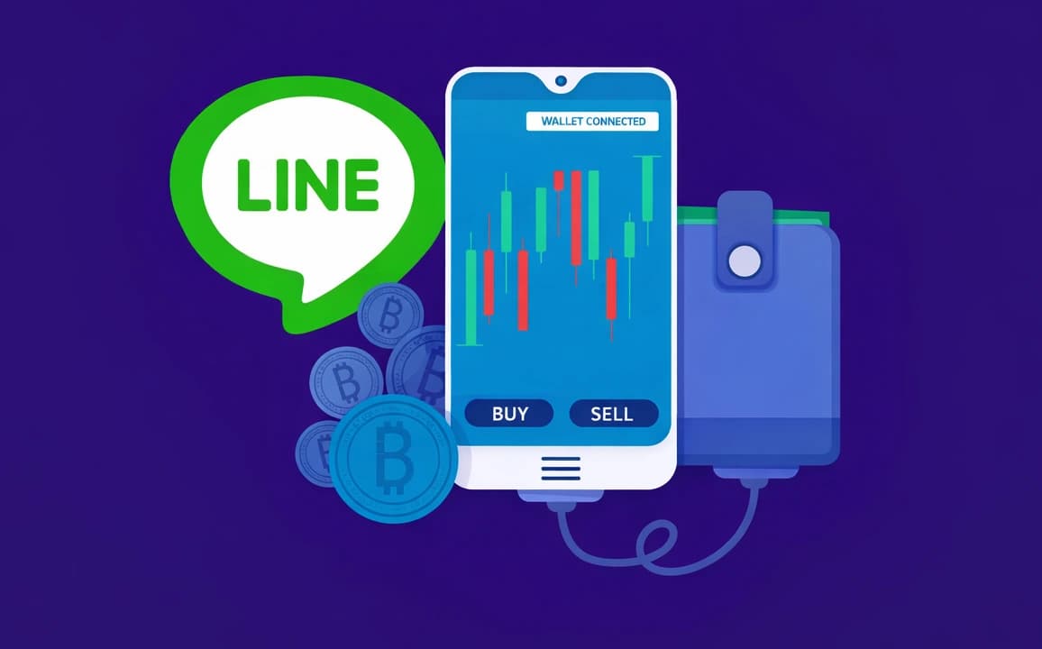 LINE Messaging App Steps into Crypto with New Exchange Platform