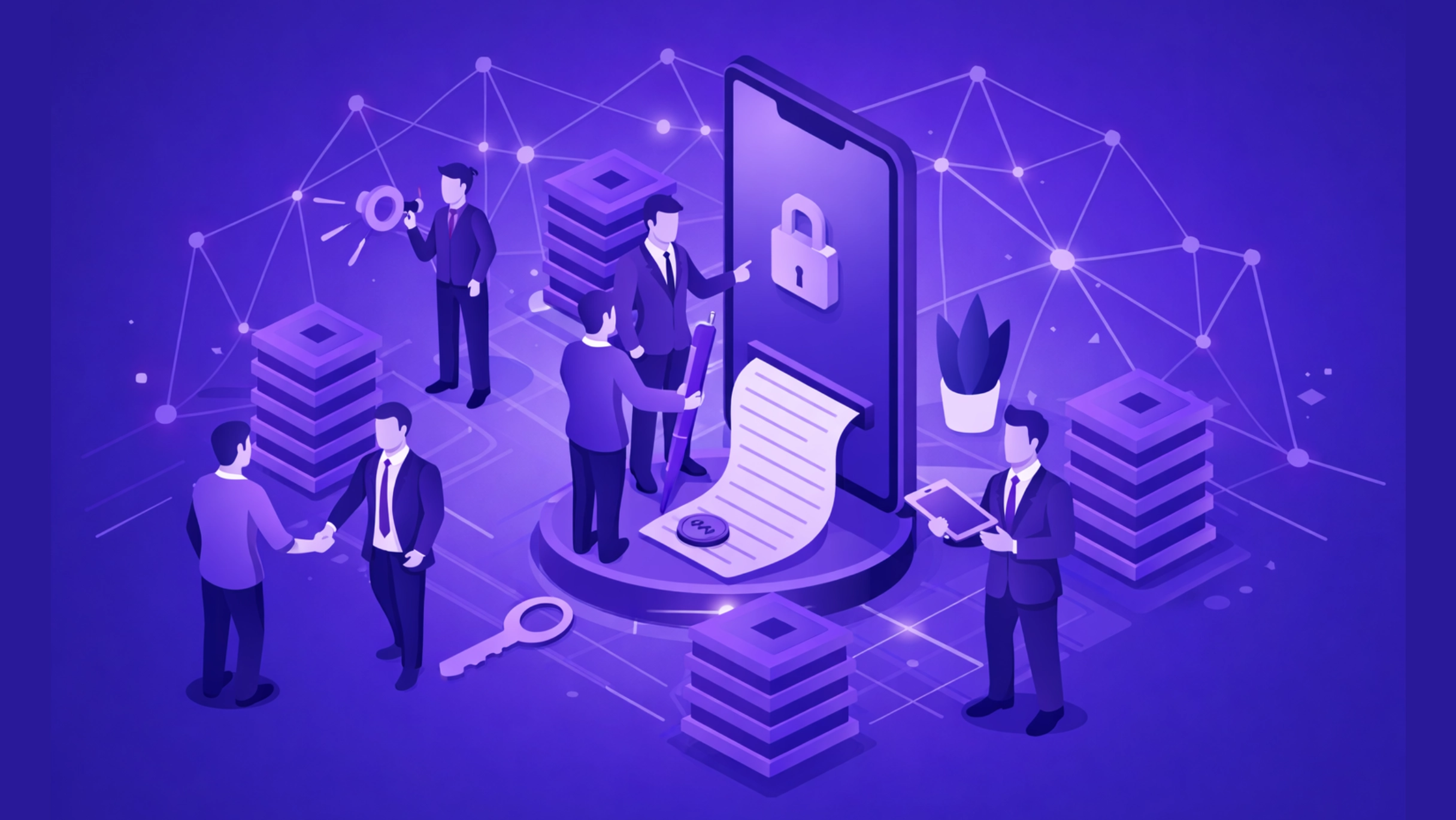 Blockchain Marketing Services — overview illustration for enterprise teams