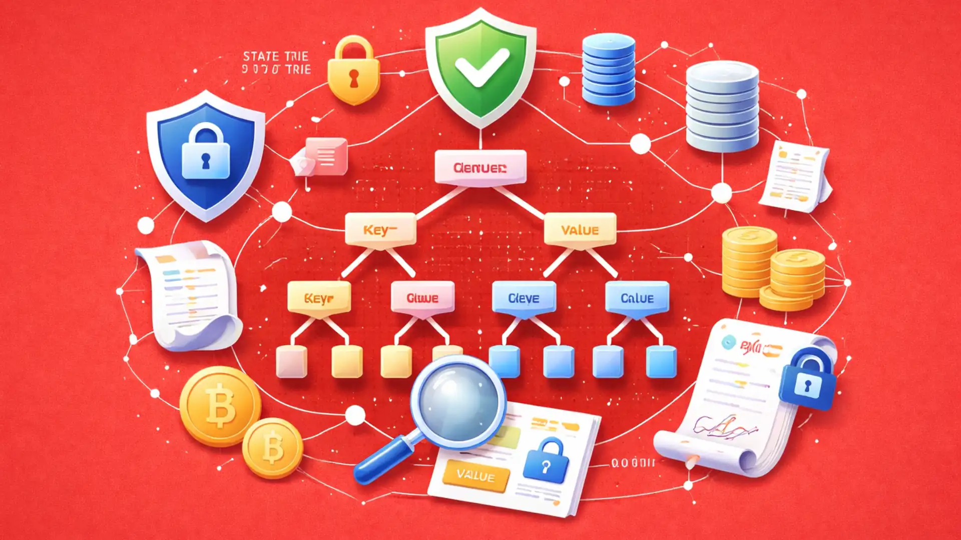 State Trie Secure Blockchain Data