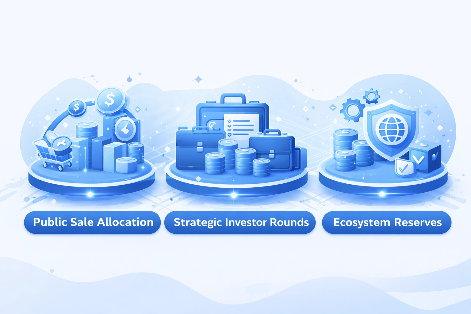 Custom blockchain fundraising smart contracts executing automated token sales with compliance verification protocols