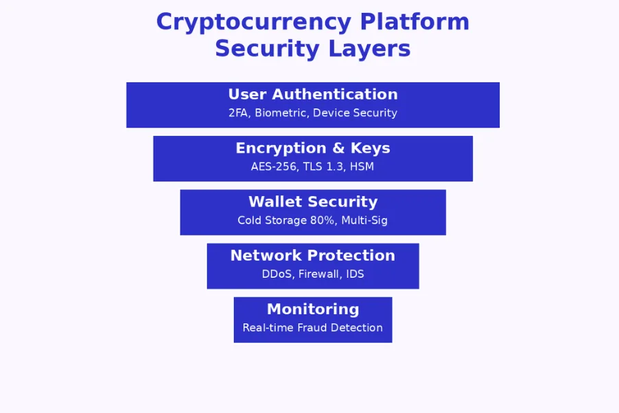 Cryptocurrency Platform Security Layers