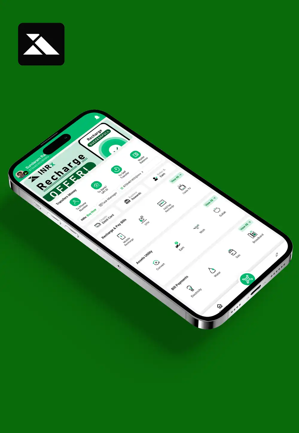 INRx Pay Case Study for Crypto UPI Payment Platform