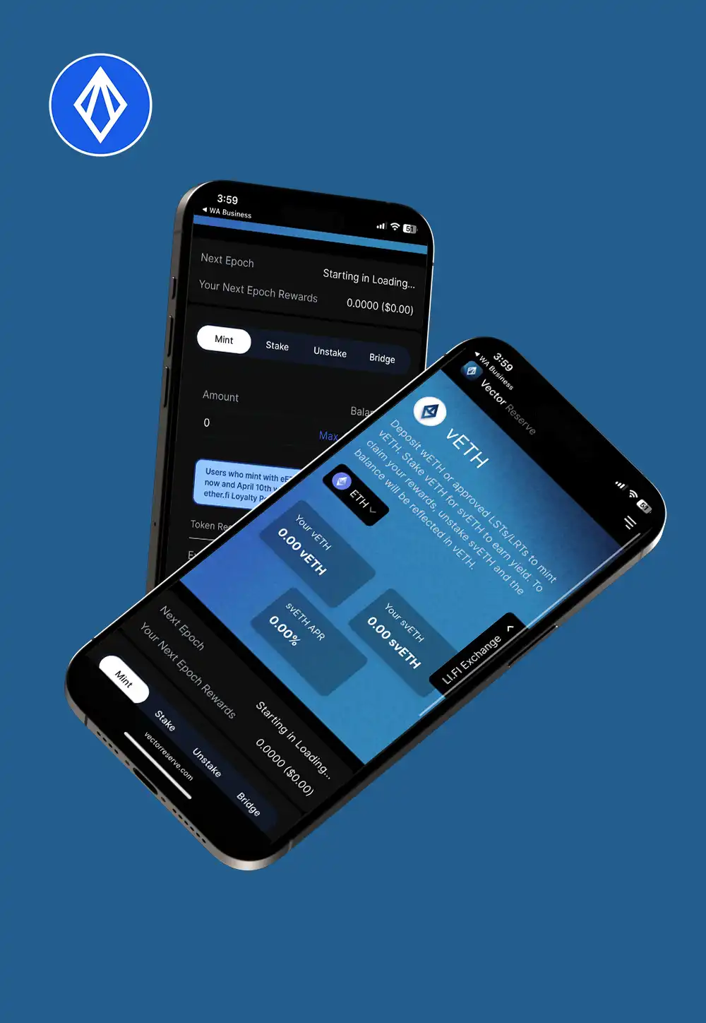 vETH DApp for Vector Reserve by Nadcab Labs Case Study