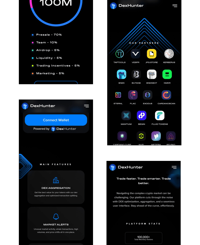 DexHunter Case Study for Cardano DEX Aggregator