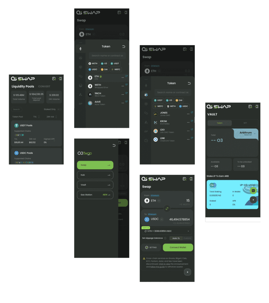 O3 Swap (DeFi) Platform