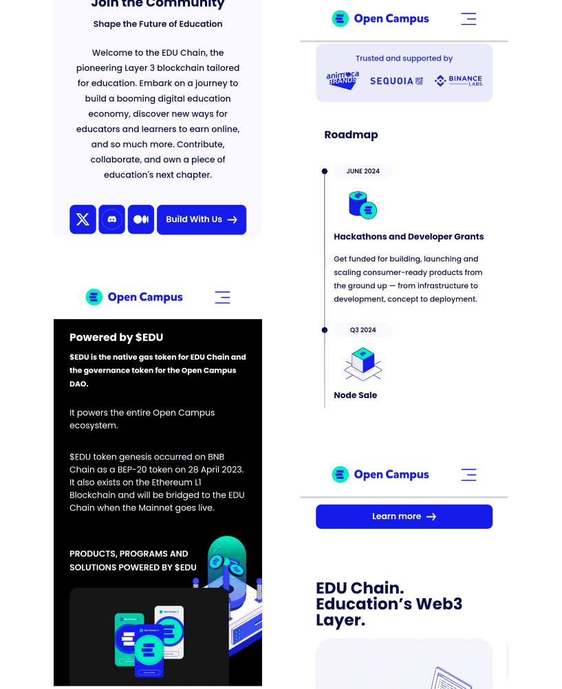 Open Campus Project Approach & Results
