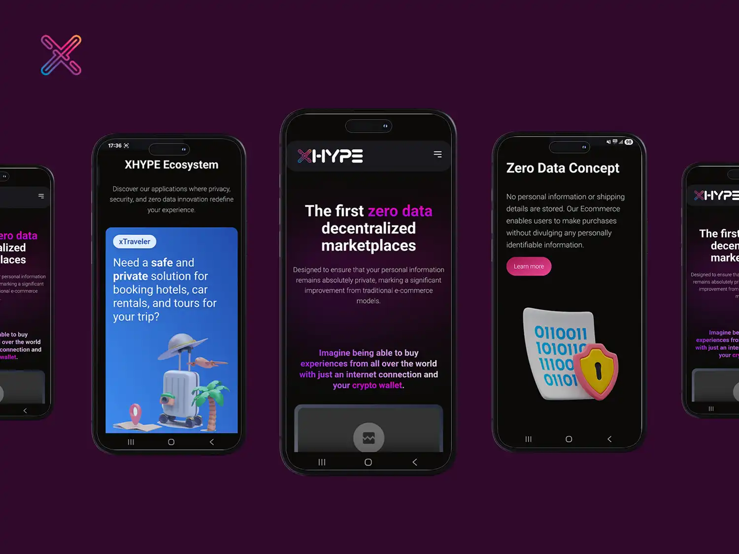 XHYPE E-Commerce with Total Privacy