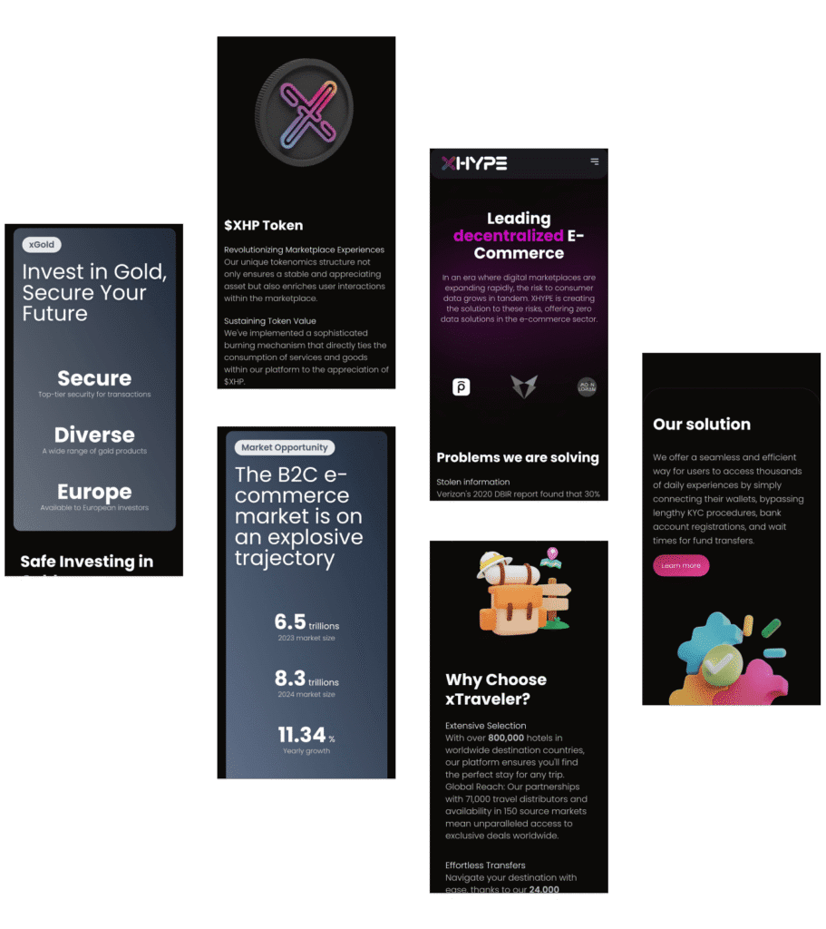 Xhype decentralized Marketplace