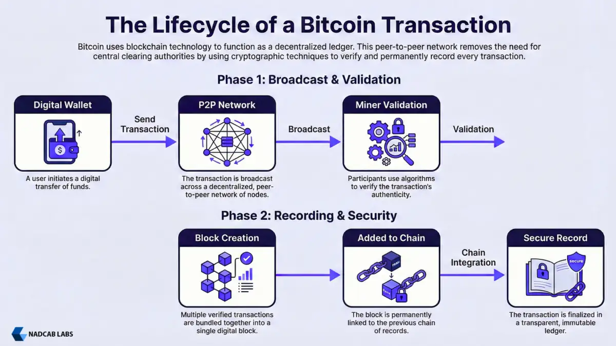 Bitcoin Transaction Lifecycle