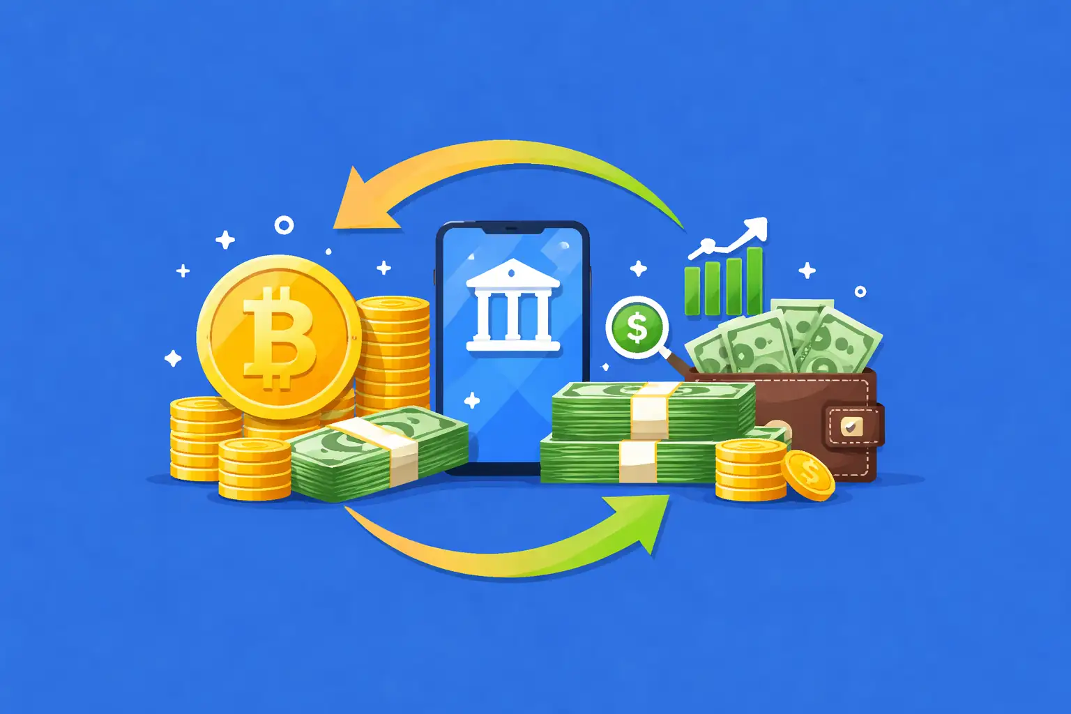 Convert Bitcoin And Crypto into Cash