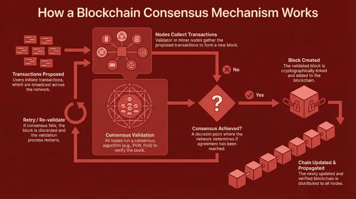 Framework of Blockchain Consensus Mechanisms