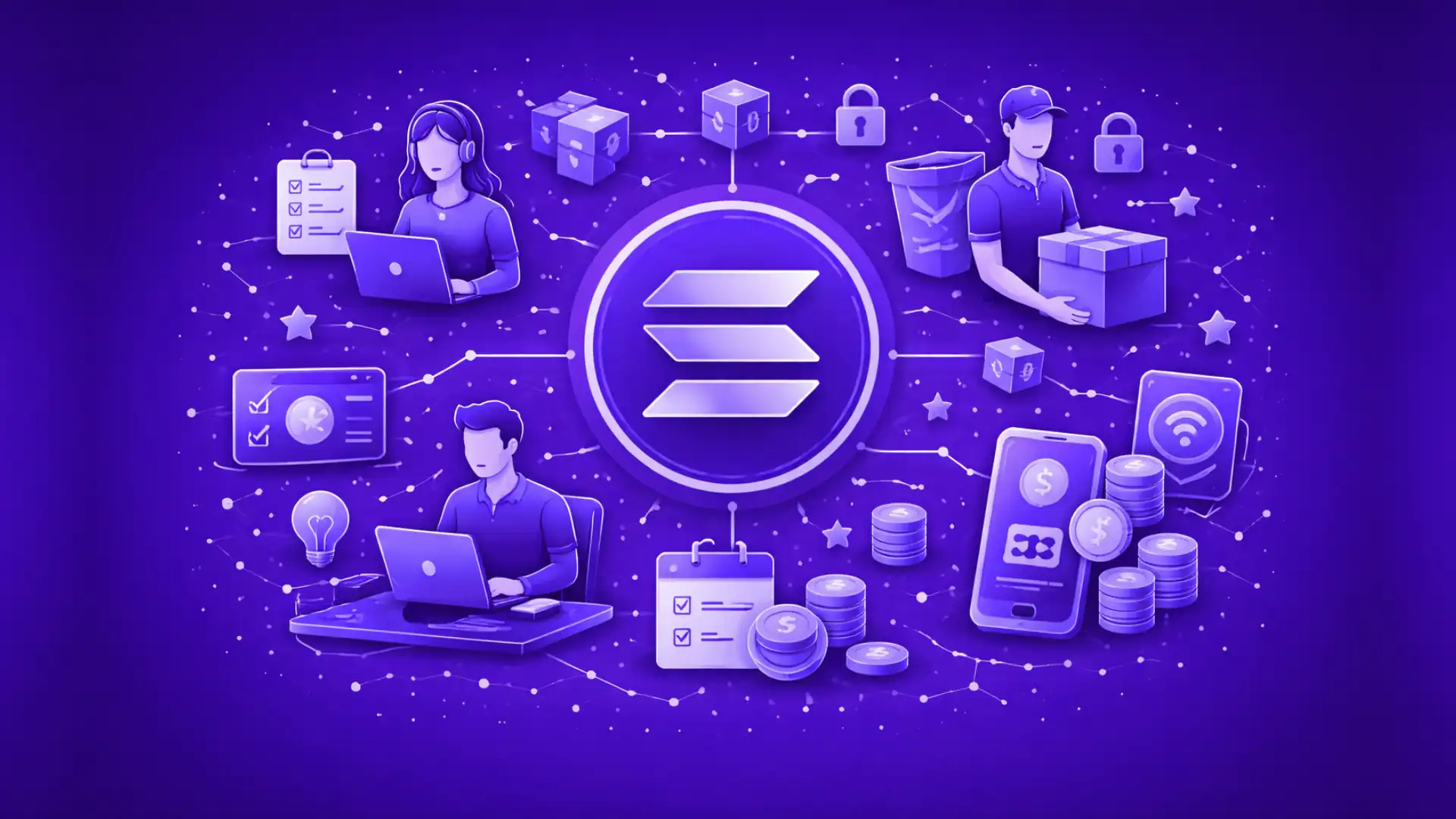 Solana Blockchain — overview illustration for enterprise teams