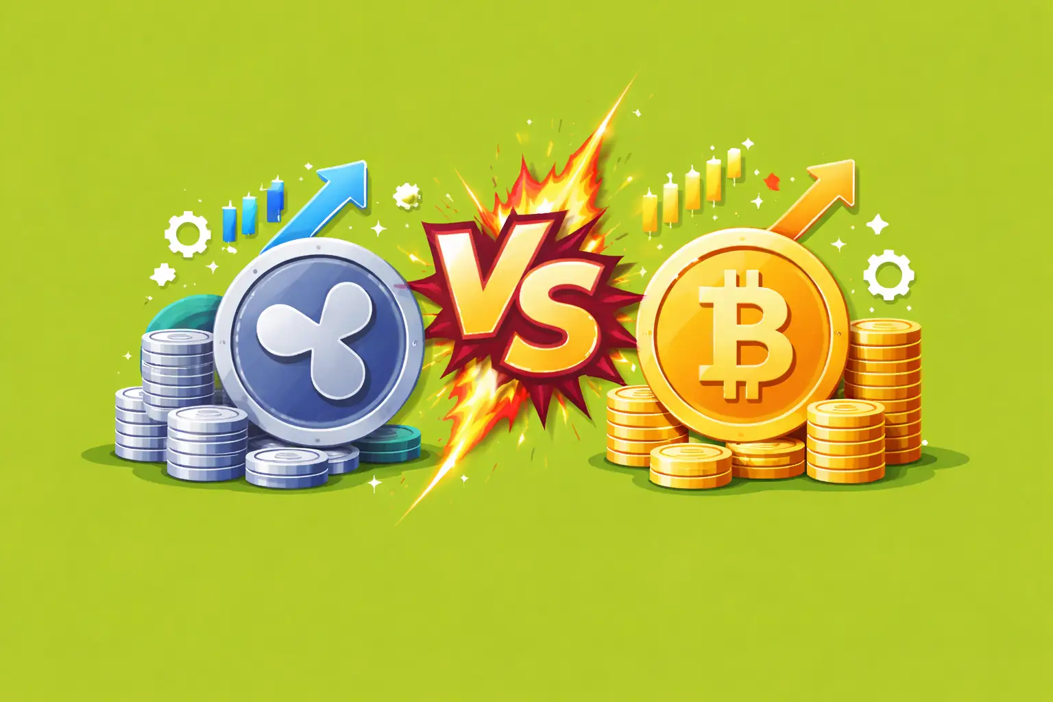 Ripple XRP vs Bitcoin