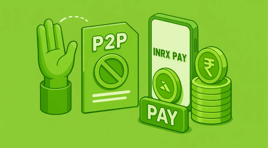Say Goodbye to P2P Risks INRx Pay Crypto UPI is Here