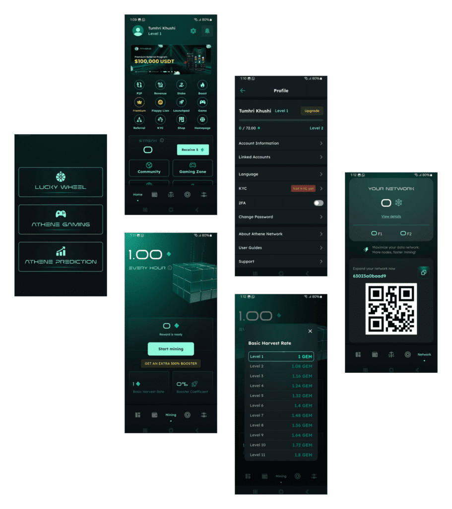 Athene Network Decentralized Platform