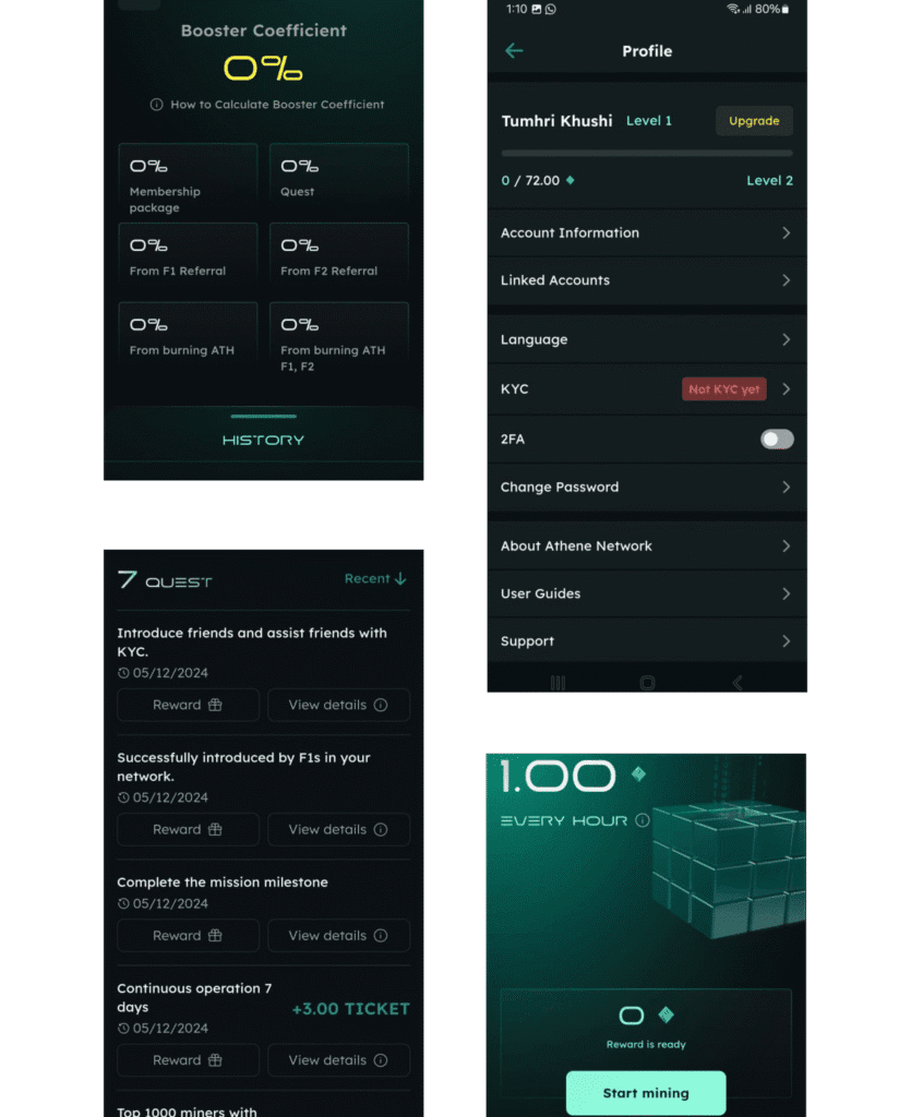 Athene Network Challenges