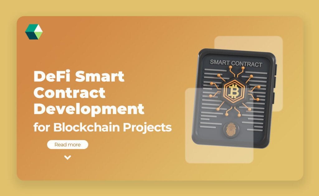 DeFi smart contracts automating decentralized apps for lending, trading, staking, and token creation securely
