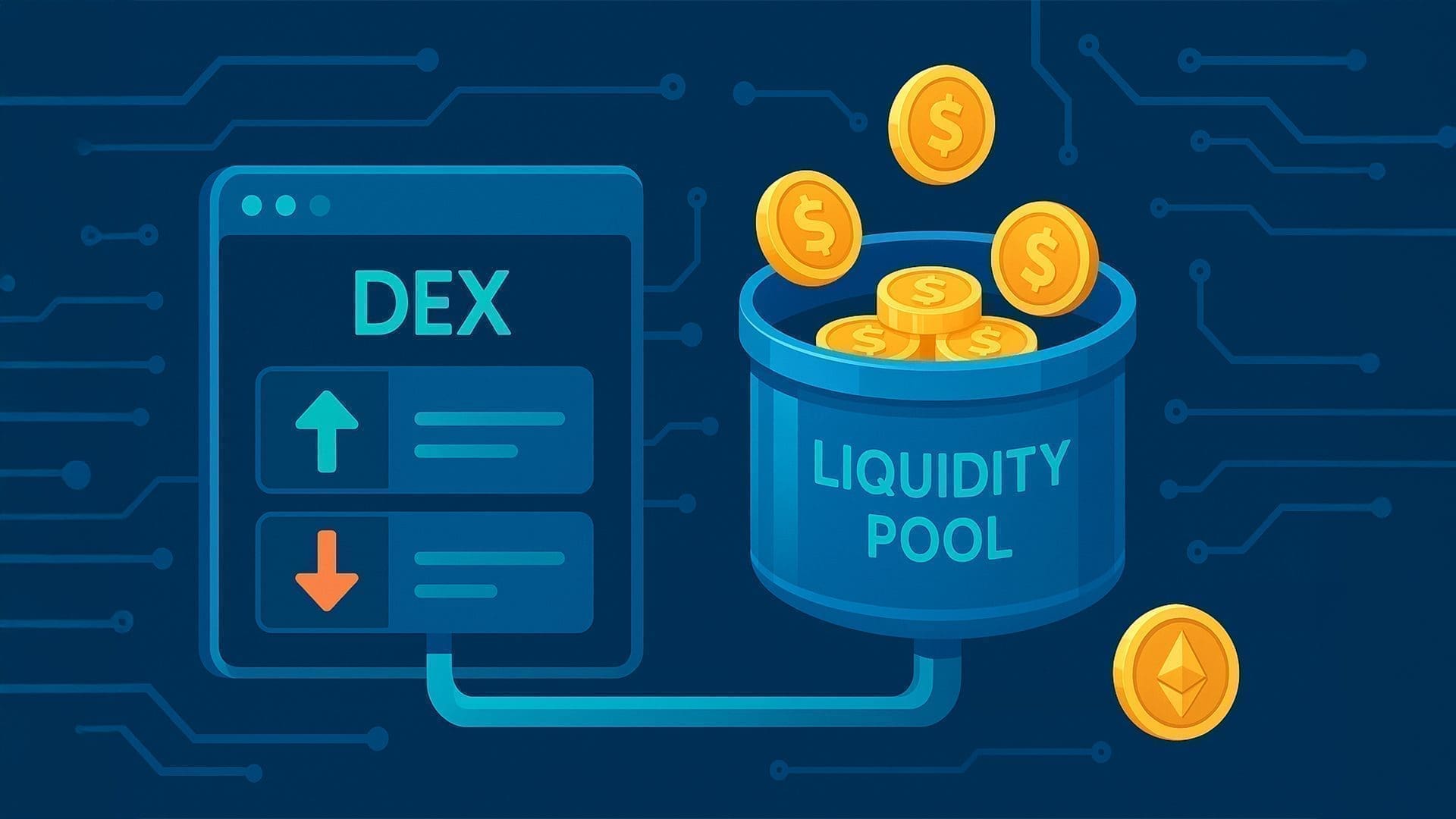 How Do Locked Funds in Liquidity Pools Help DEX?