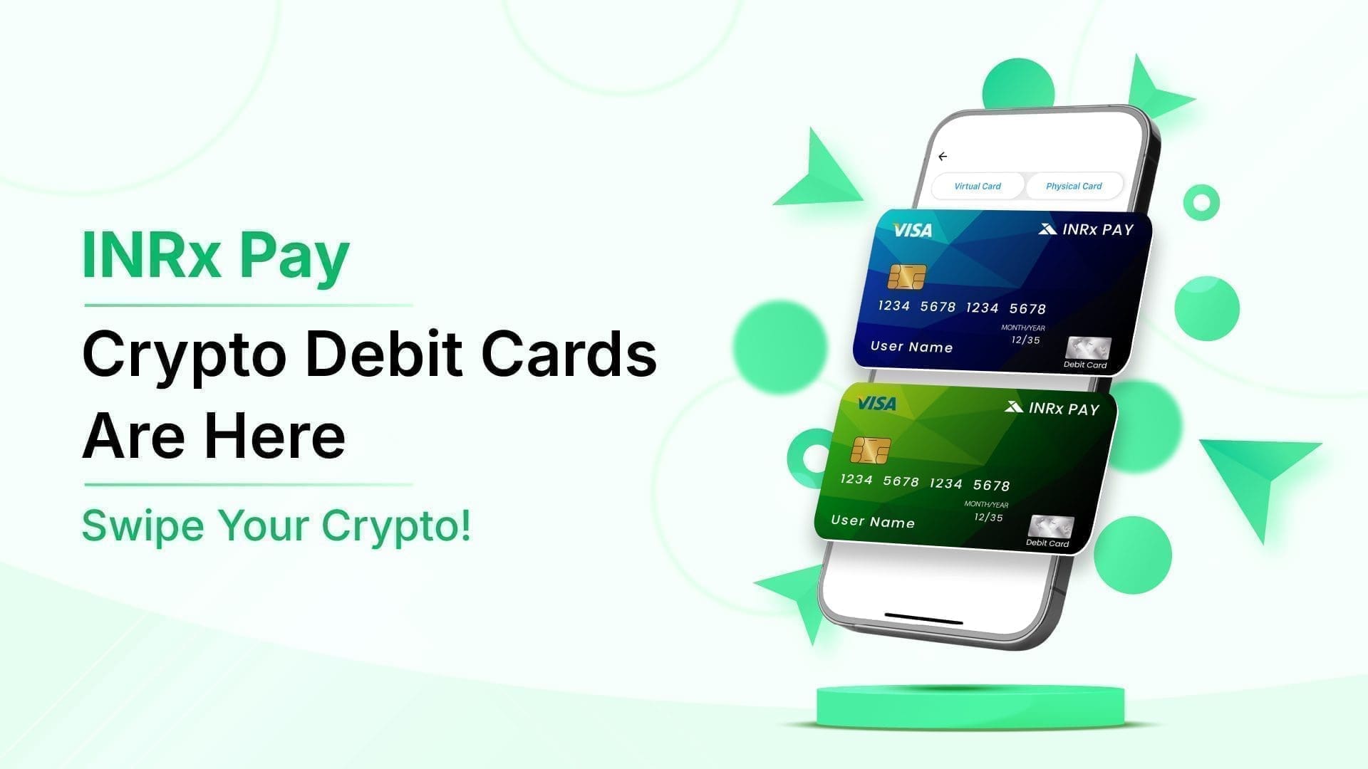 Swipe Your Crypto with the New INRx Pay Debit Card!