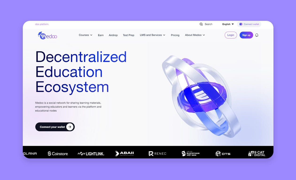 Medoo – Empowering Education with Web3 and Blockchain Technology
