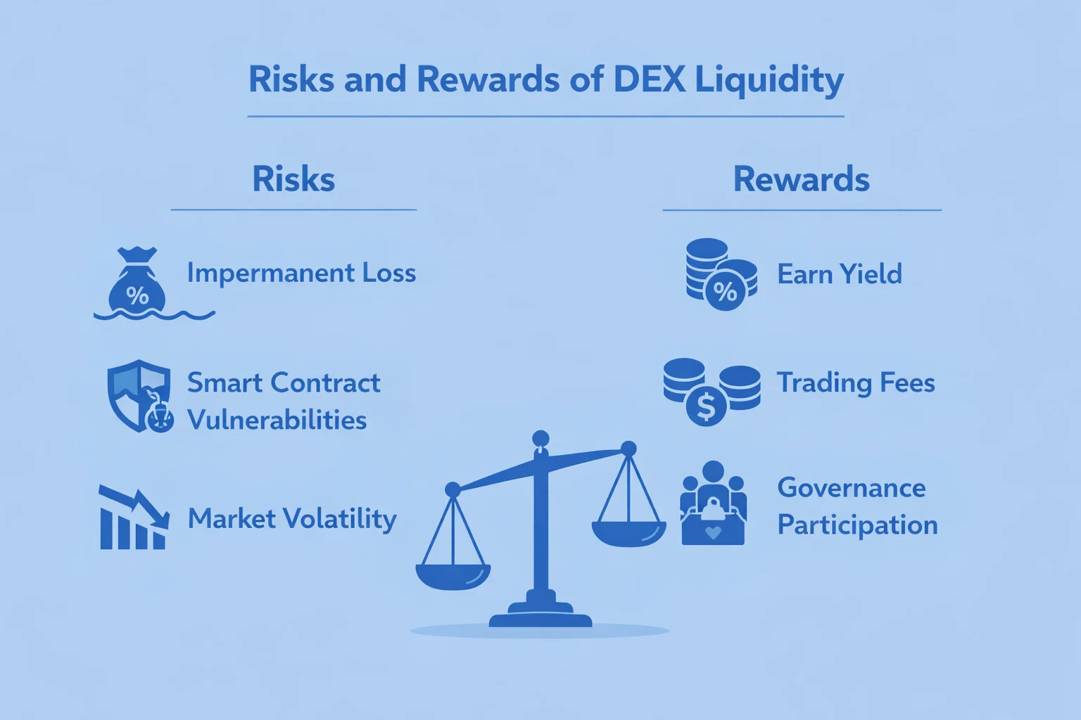 risk and reward of dex liquidity