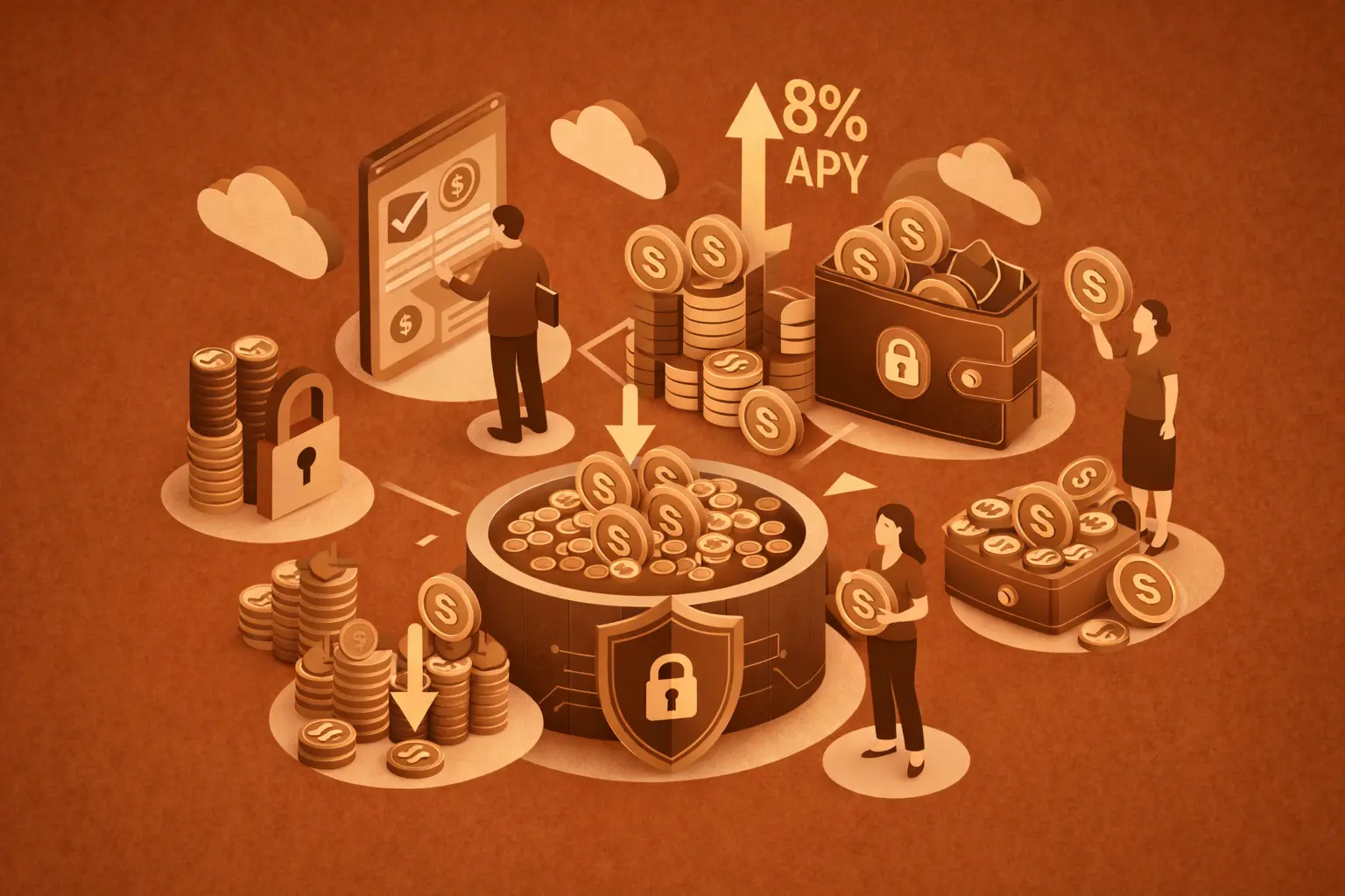 Defi Staking rewards