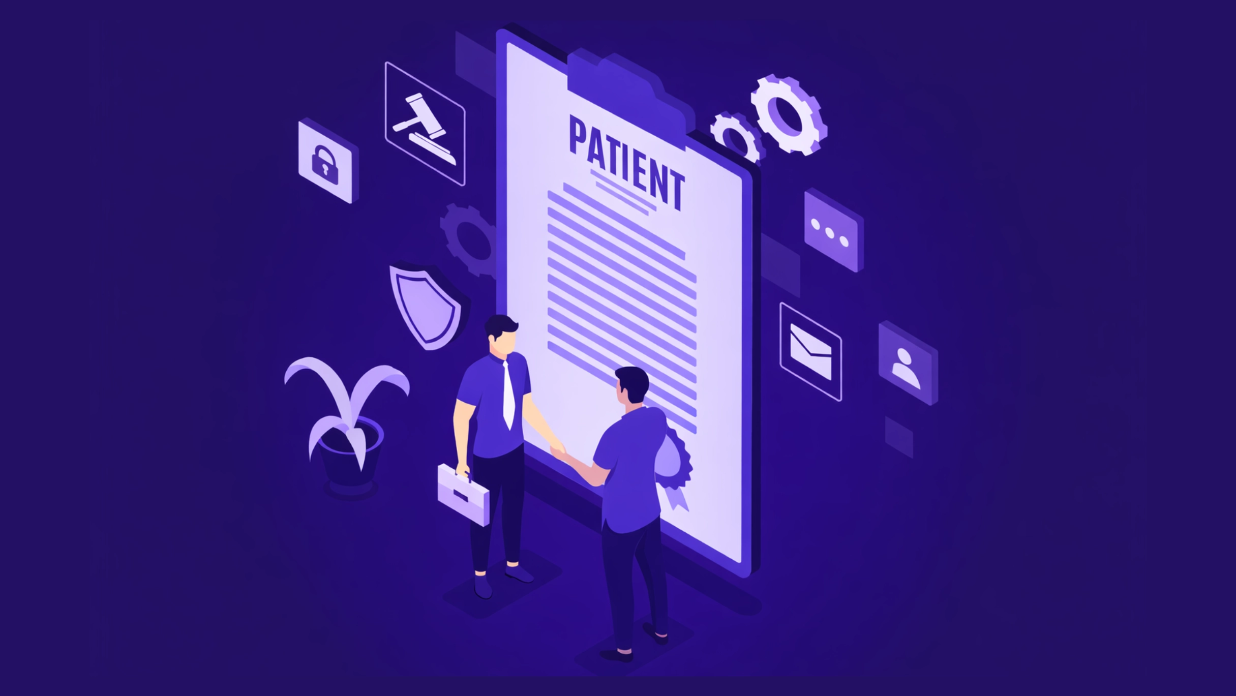 Smart Contracts for Efficient Health — overview illustration for enterprise teams