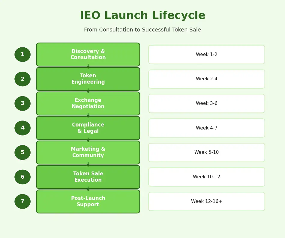 IEO Launch Lifecycle