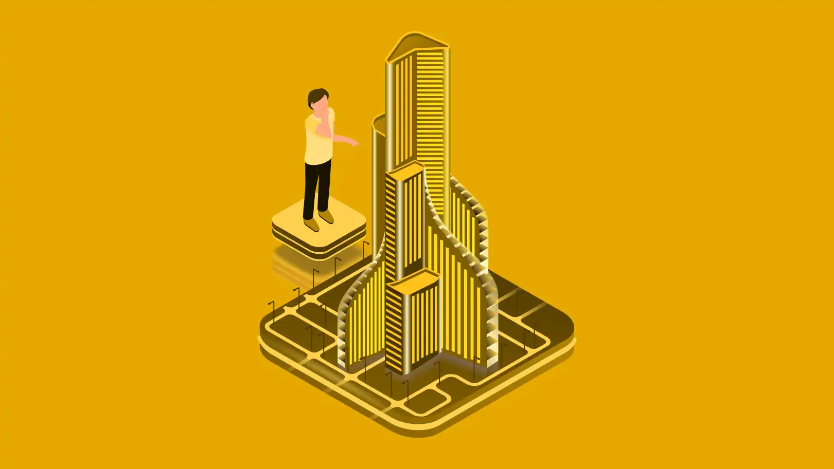 Future Property Investment,Future of Real Estate Investment,real estate investment — overview illustration for enterprise