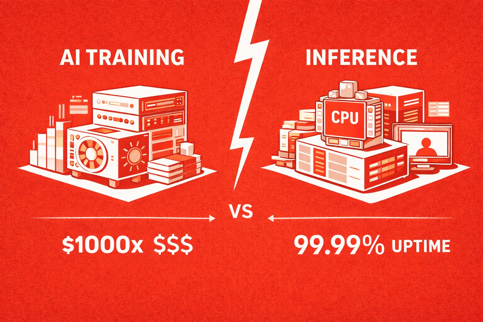 AI Training vs Inference