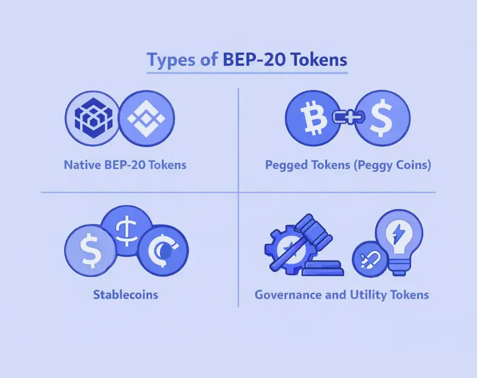 Types of BEP-20 Tokens