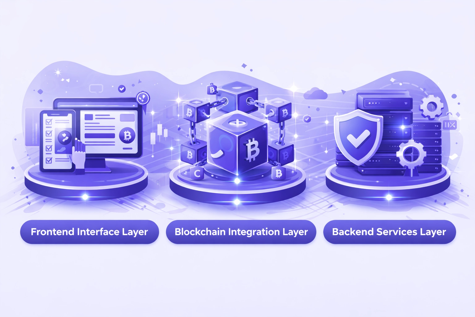 Web3 technology stack adoption rates across institutional tokenization platforms featuring Ethers.js WalletConnect and Chainlink oracle integrations