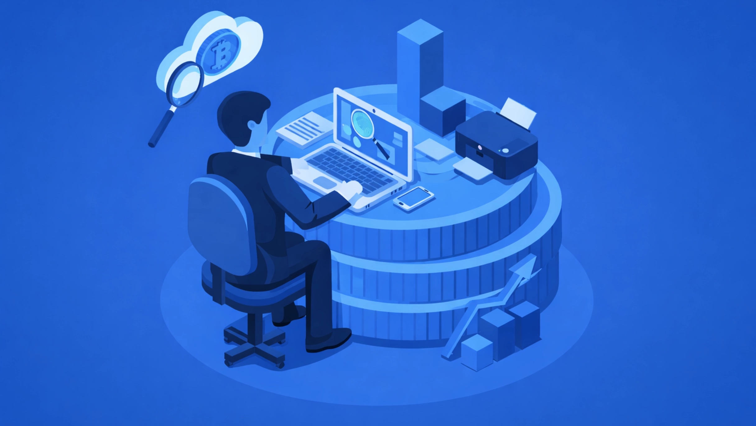 Investment team reviewing fractional ownership token structure documentation during institutional asset tokenization planning meeting