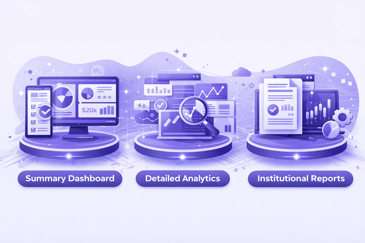 Eight step compliance workflow for investor dashboards covering wallet connection KYC verification accreditation checks and regulatory reporting processes