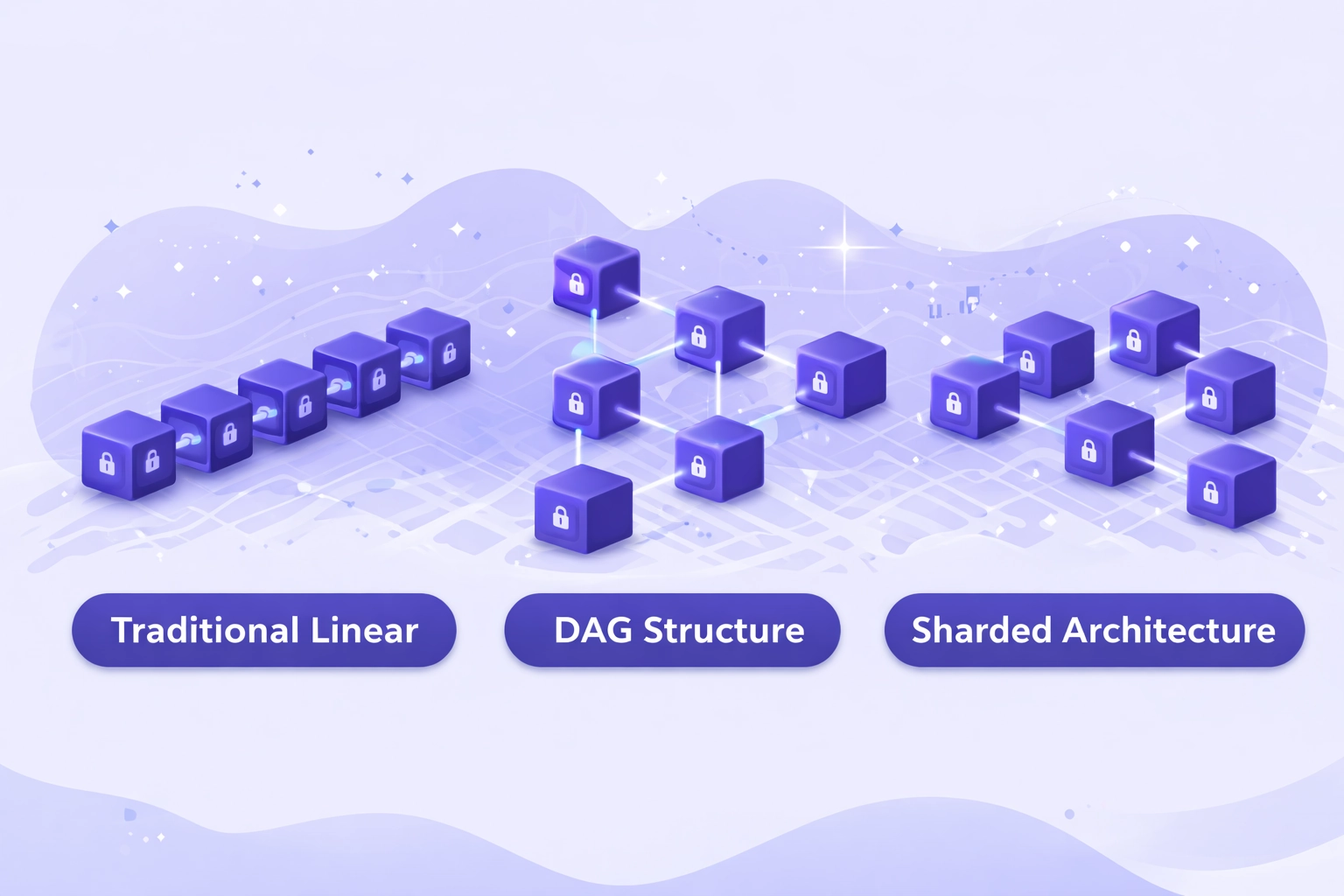 Block hash referencing components including parent hash state root transactions root and receipts root for secure blockchain verification