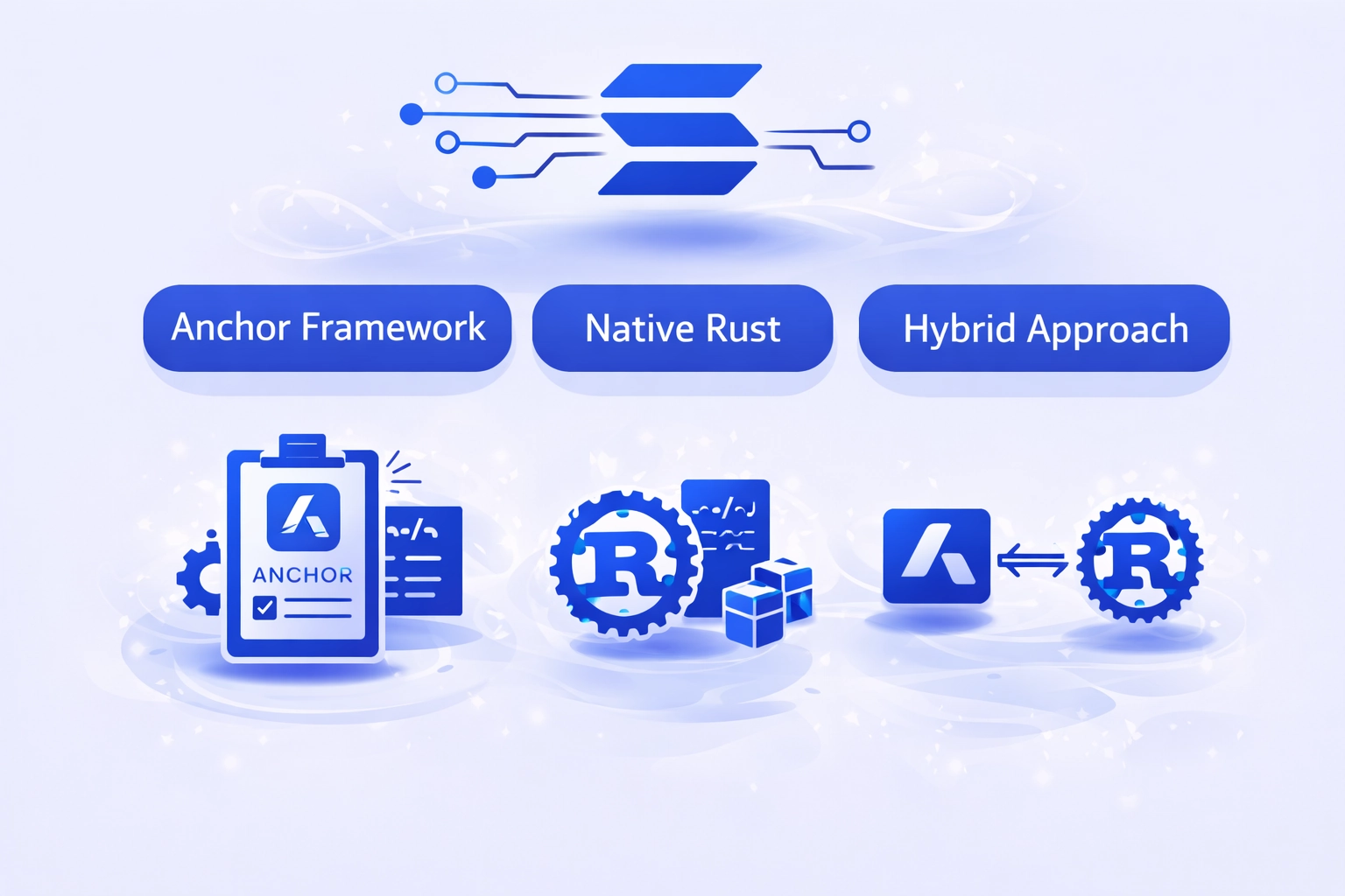 Senior architect demonstrating parallel execution patterns when executing Solana smart contracts to enterprise clients