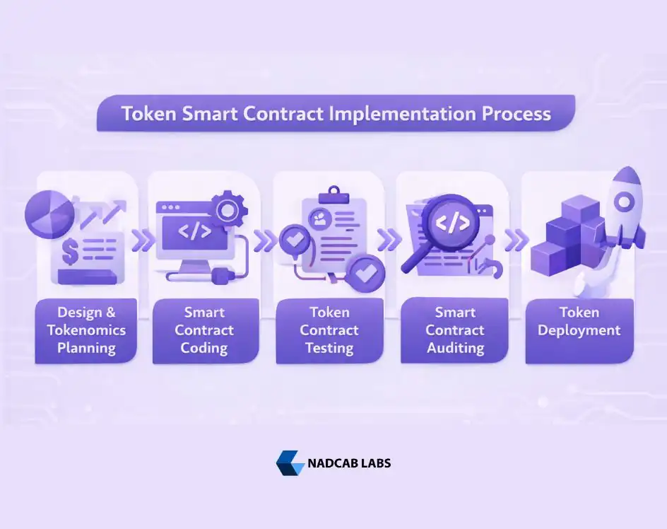Token Smart Contract Implementation Process