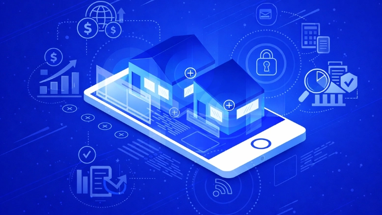Comprehensive overview showing tokenized real estate use cases for institutional investors including fractional ownership liquidity enhancement and automated distributions