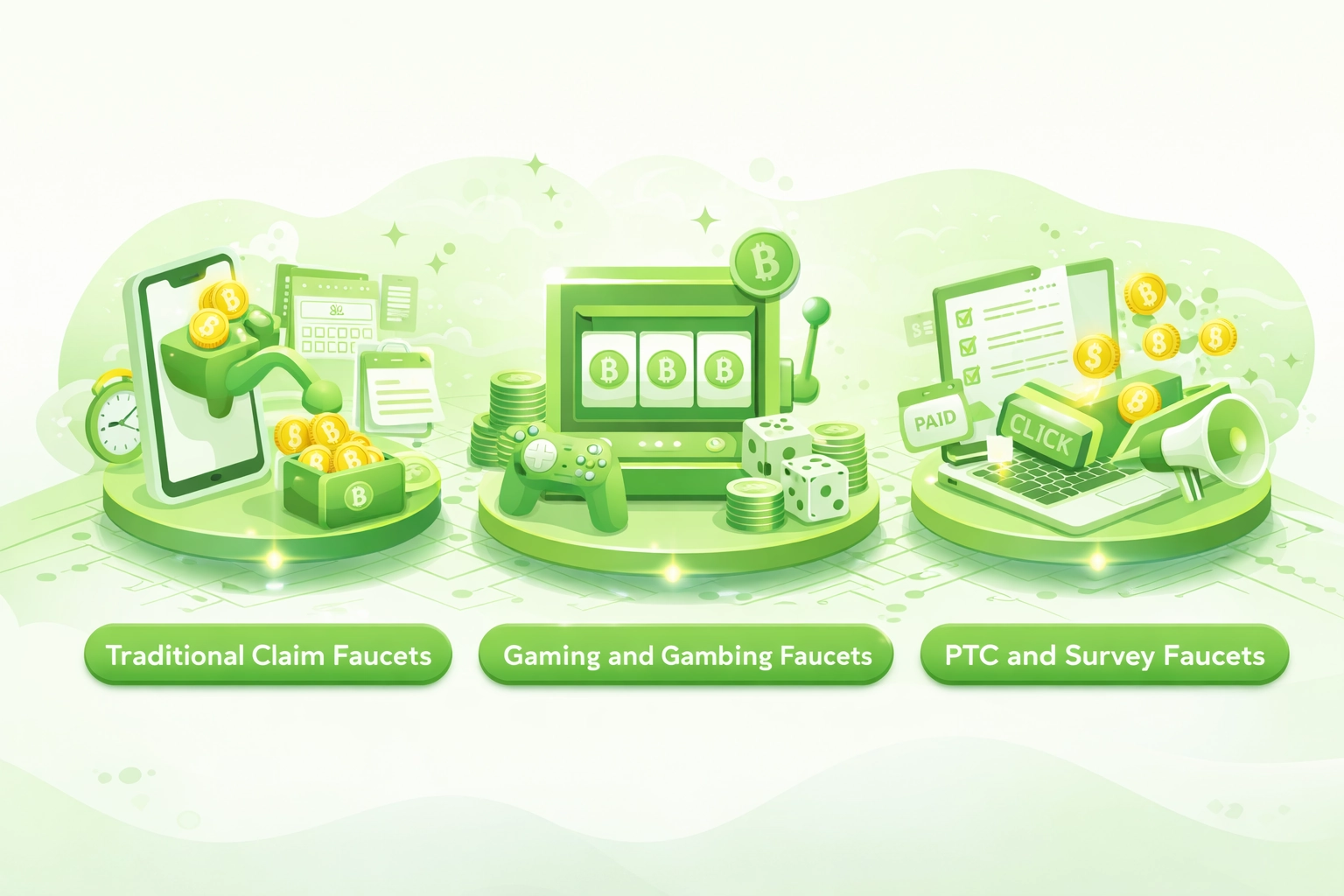 Comparison between legitimate bitcoin faucets and scam platforms showing payment history website age and withdrawal threshold evaluation criteria