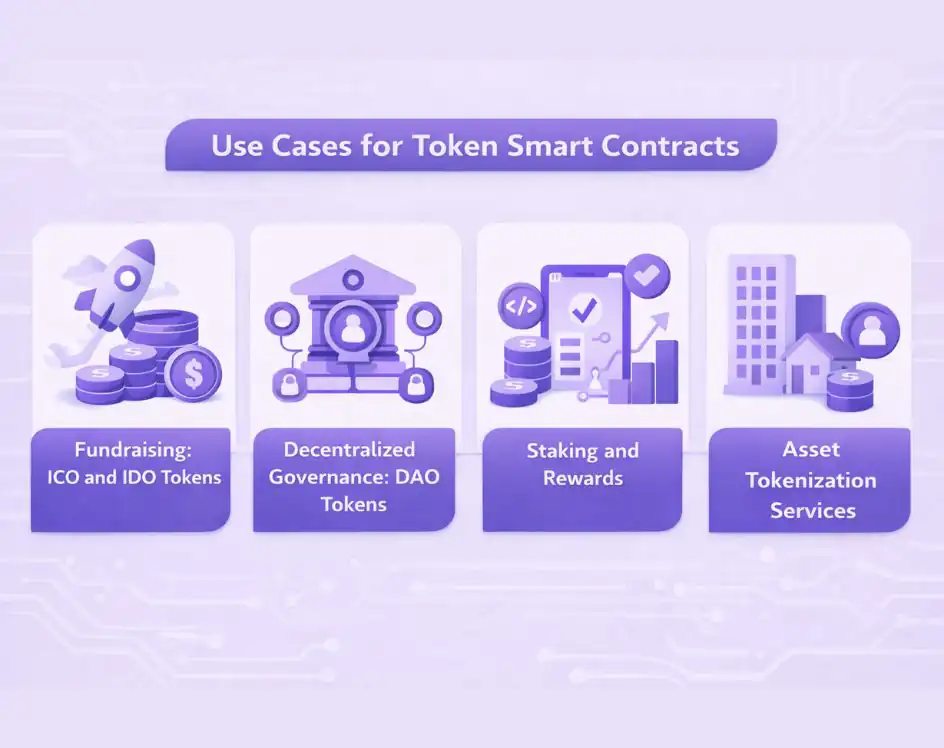 Use Cases for Token Smart Contracts