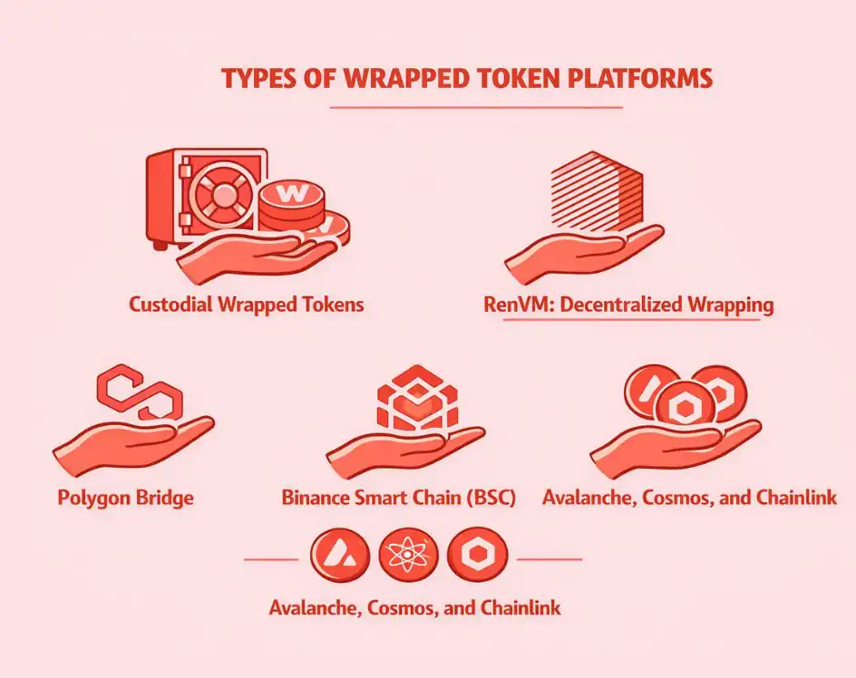 Types of Wrapped Token Platforms