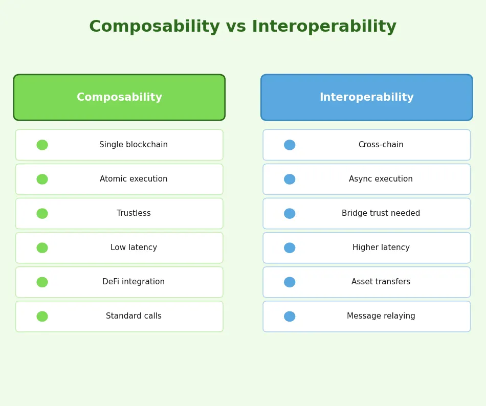 composability vs interoperability