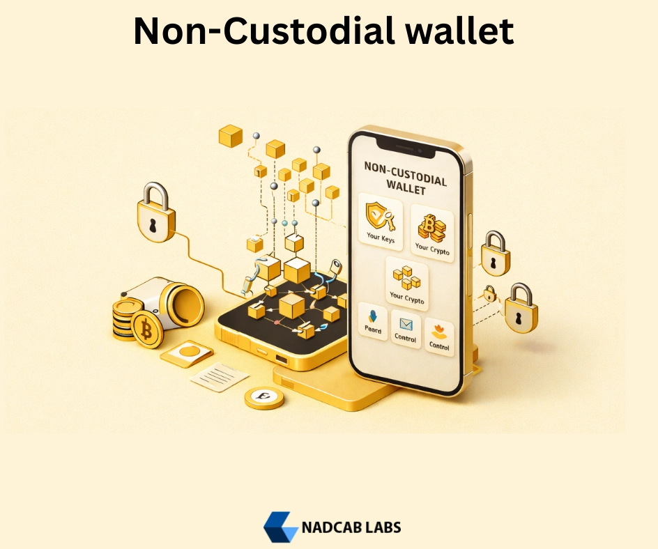 Non-custodial wallet in Custodial vs Non-Custodial Wallets – user-controlled crypto wallet with private key access and blockchain interaction