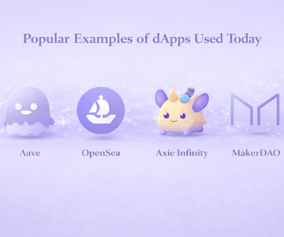 popular examples of dApps