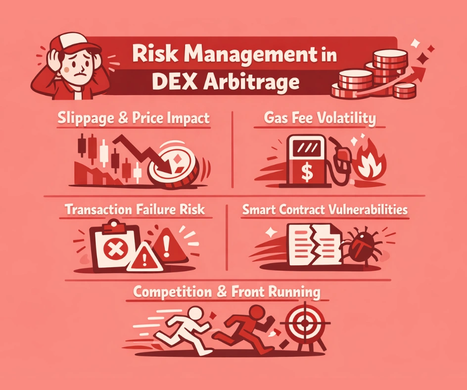 Risk Management in DEX Arbitrage