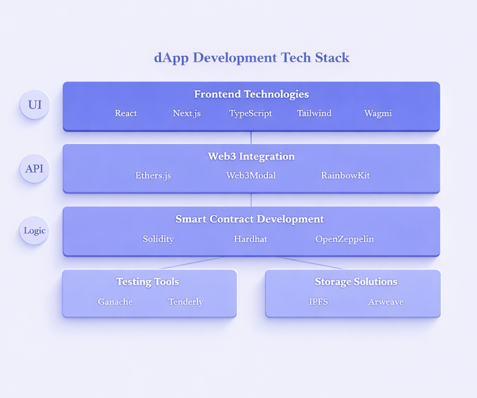 Techstack for Decentralized Apps 