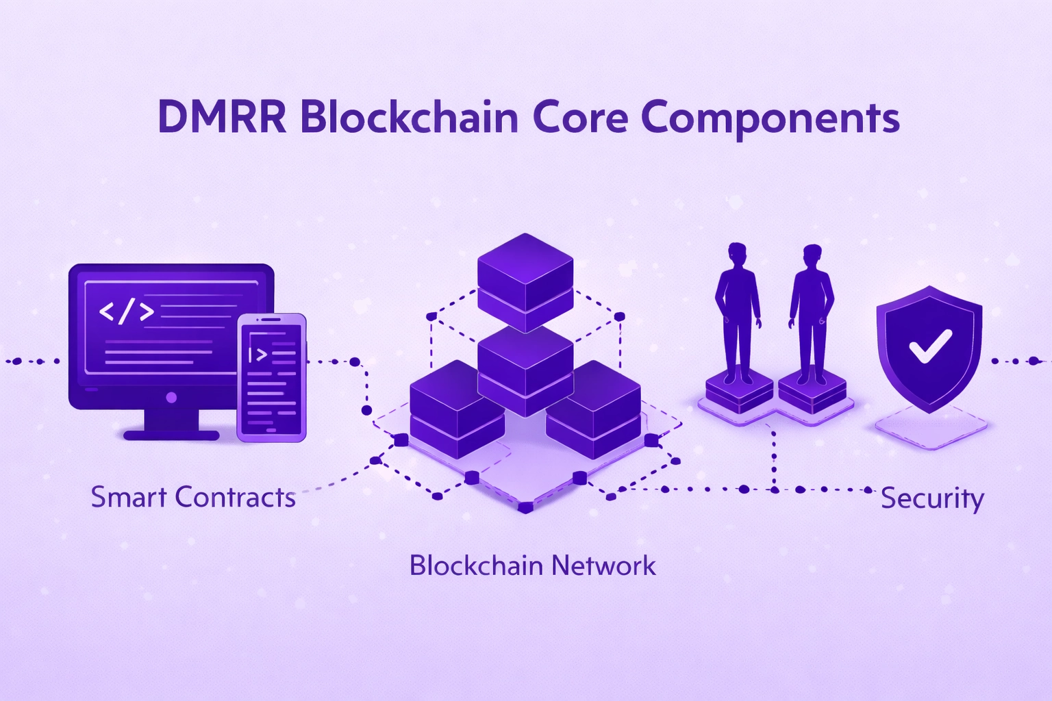 DMRR Blockchain transaction lifecycle from document creation through validation, consensus, and permanent blockchain recording